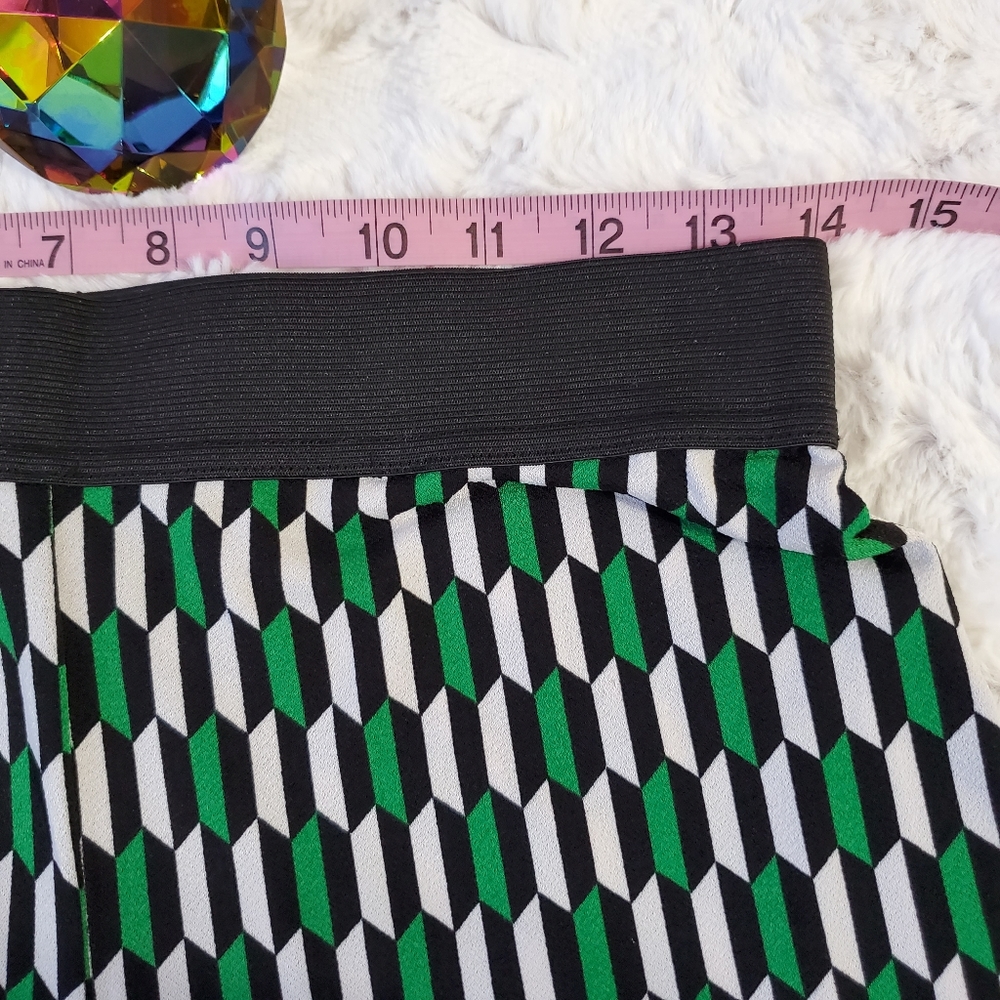 Jules and Leopold Geometric print loose fit wide leg pants sz.Sm - Picture 8 of 8